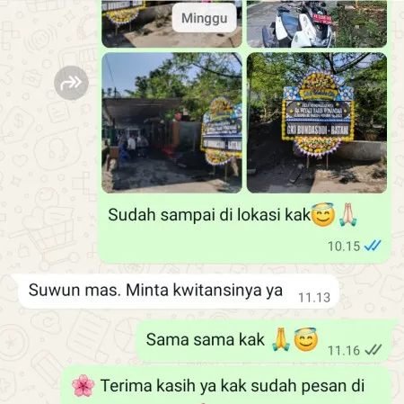 Pengiriman Papan Bunga Duka Kongsijaya Widasari