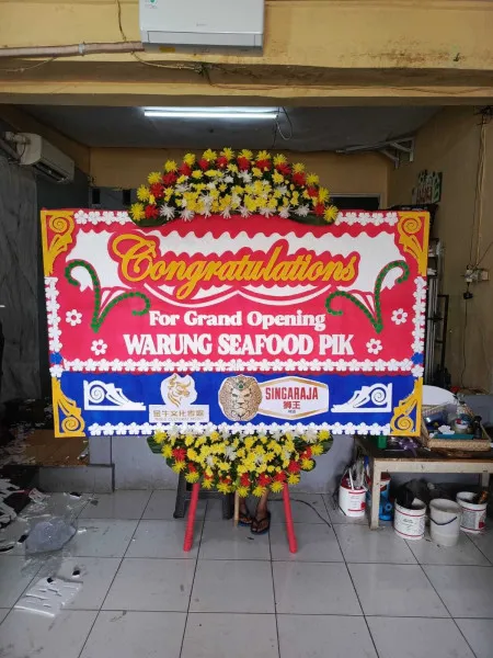 Papan Bunga Ucapan Selamat Kongsijaya Widasari