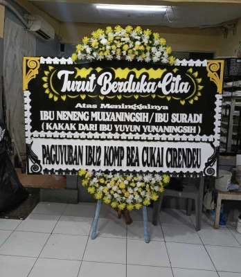 Papan Bunga di Kongsijaya Widasari