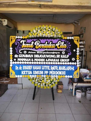 Papan Bunga di Kongsijaya Widasari